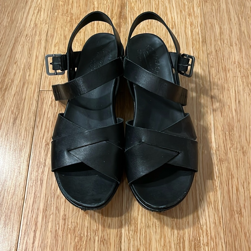 Kork Ease Womens Ava Wedge Sandal Size 8.5 M Leather